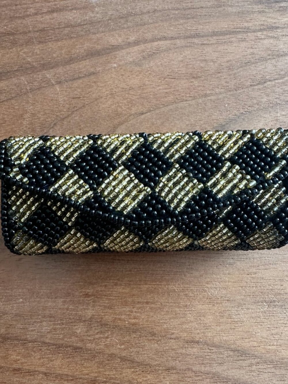 Vintage Lancome Beaded Lipstick Case (1960's)